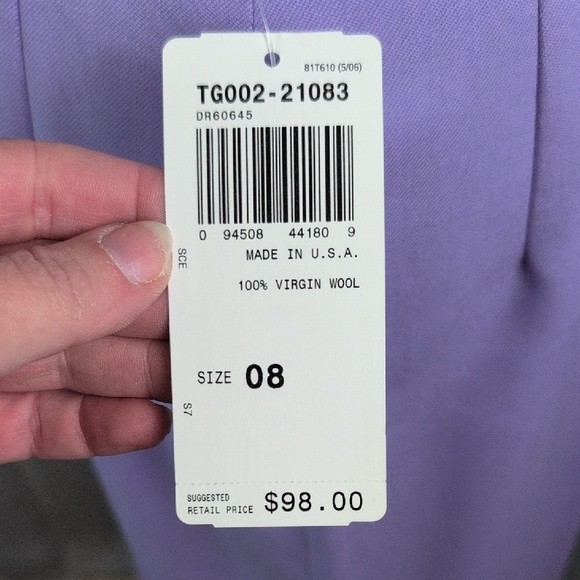 Pendleton Women's Soft Purple Pencil Skirt - Picture 5 of 7